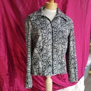 Y2K Snakeskin Blazer